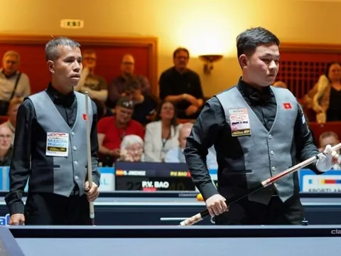 World Cup Billiards Porto 2025: Trần Quyết Chiến, Bao Phương Vinh "nội chiến"