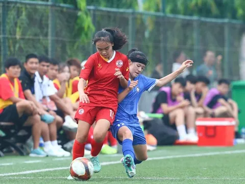 Lượt 7 Giải Bóng đá nữ vô địch U16 Quốc gia 2025: TP.HCM bất phân thắng bại cùng Hà Nội