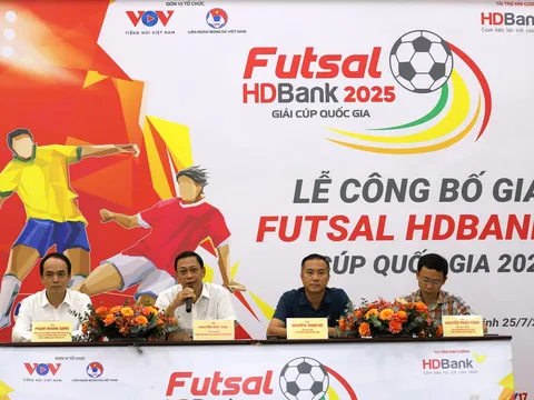 Lễ công bố và bốc thăm Giải Futsal HDBank Cúp quốc gia 2025