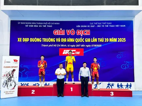 Nguyễn Tuấn Vũ và Nguyễn Thị Thu Mai rực sáng, giúp Giải Xe đạp quốc gia 2025 tăng tốc tranh tài