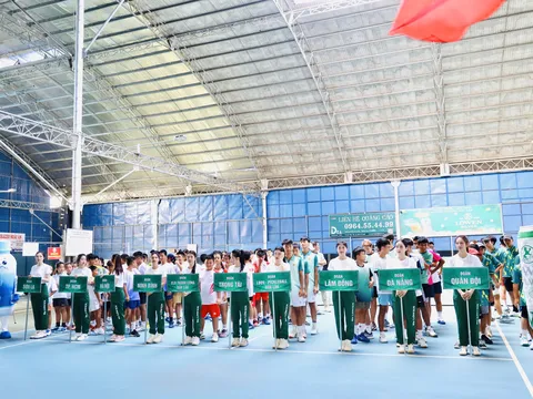 Tưng bừng khai mạc Giải Quần vợt vô địch Đồng đội trẻ Quốc gia 2025