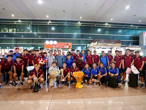 U23 Việt Nam mang cúp vô địch trở về, khép lại trọn vẹn hành trình tại giải U23 Đông Nam Á 2025