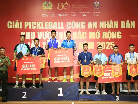 Giải Pickleball CAND 2025 thi đấu trở lại: Nhiều chung kết gay cấn, kỳ vọng bùng nổ ở ngày tranh tài cuối