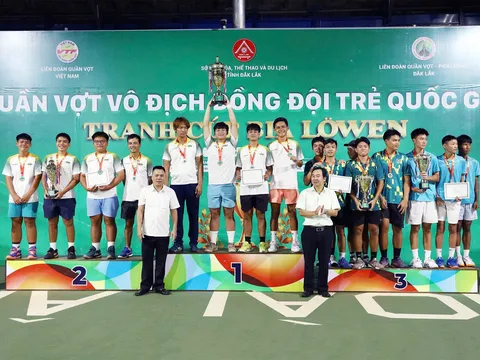Bế mạc Giải Quần vợt vô địch Đồng đội trẻ Quốc gia 2025: Khẳng định sức bật thế hệ kế cận của Quần vợt Việt Nam