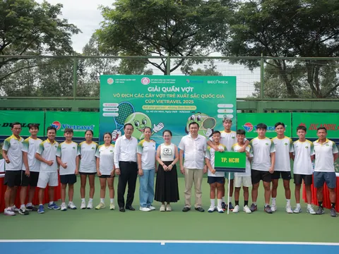 Thành phố Hồ Chí Minh khai mạc Giải Quần vợt vô địch Các cây vợt trẻ xuất sắc Quốc gia - Cúp Vietravel 2025