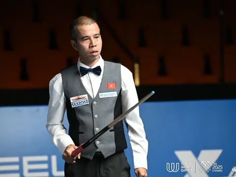 Trần Quyết Chiến lỡ hẹn với huy chương đồng Billiards Carom 3 băng tại World Games 2025