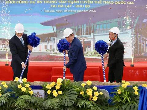 Khởi công dự án Trung tâm Huấn luyện Thể thao Quốc gia Đà Lạt (Khu B3) - Sự kiện trọng đại chào mừng 80 năm Quốc khánh 2/9