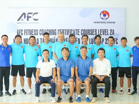 Hai khóa học Huấn luyện viên thể lực AFC diễn ra tại Bà Rịa trong tháng 8/2025