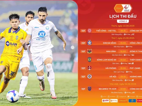 V.League 2025-26: Hà Nội FC và Hoàng Anh Gia Lai thi đấu sớm 1 ngày