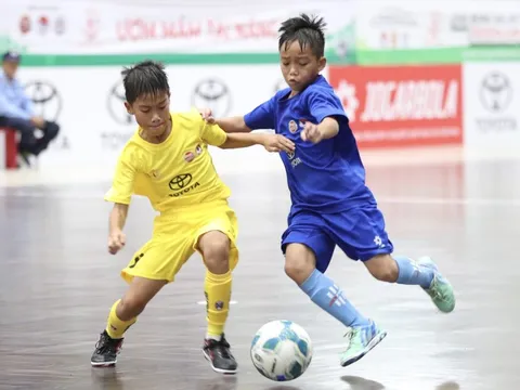 U9 Việt Hùng Thanh Hoá và U9 Văn Tâm Đồng Nai giành vé vào chung kết Giải Bóng đá U9 toàn quốc Toyota Cup 2025