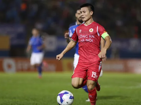V.League 2025-2026: Quang Hải tỏa sáng giúp câu lạc bộ Công an Hà Nội thắng đậm Becamex Bình Dương