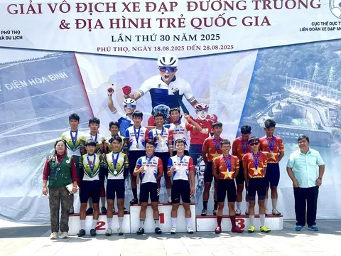 Giải Xe đạp đường trường toàn quốc 2025 khép lại, Vĩnh Long vô địch toàn đoàn với thành tích ấn tượng