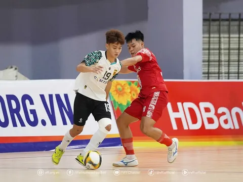 Lượt 1 Giải Futsal vô địch U20 quốc gia 2025: Khai màn tưng bừng với nhiều bàn thắng