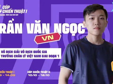 Trần Văn Ngọc đăng quang giai đoạn 1 Giải vô địch quốc gia Đấu Trường Chân Lý Việt Nam