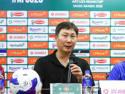 Huấn luyện viên Kim Sang-sik và Thanh Nhàn chia sẻ sau khi U23 Việt Nam giành vé dự Vòng chung kết Giải U23 vô địch châu Á 2026