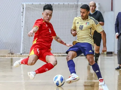 Tuyển futsal Việt Nam thắng kịch tính Kuwait trong trận giao hữu mở màn