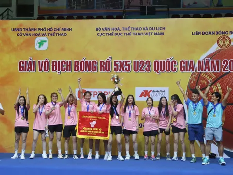 Giải vô địch Bóng rổ 5x5 U23 Quốc gia 2025: Nam TP.HCM và nữ Lâm Đồng lên ngôi vô địch