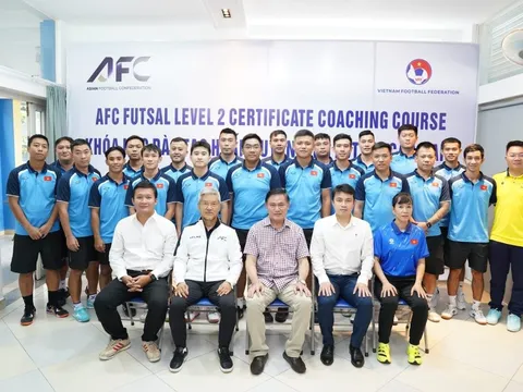 Bế giảng khóa đào tạo Huấn luyện viên Futsal Cấp 2 AFC năm 2025