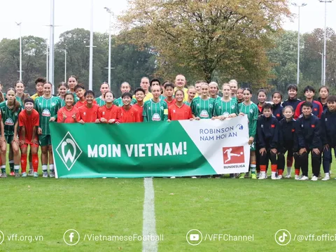 VFF cảm ơn Bundesliga, Borussia Dortmund và Werder Bremen về chuyến tập huấn của U17 nữ Việt Nam