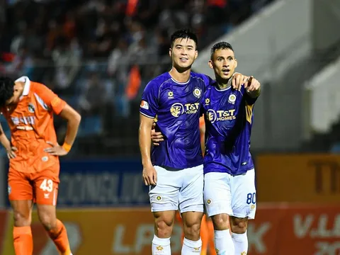 Hà Nội FC lên vị trí thứ 6 V.League 2025-2026