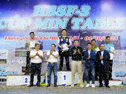 Xác định 4 nhà vô địch Giải Billiards HBSF Tour 3 Cúp MIN Table 2025