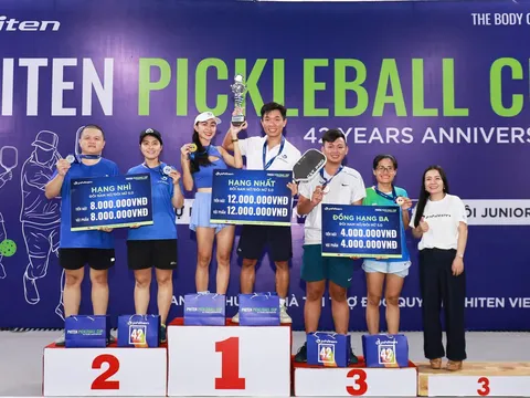 Mãn nhãn những trận so tài đỉnh cao tại Giải Phiten Pickleball Cup 2025