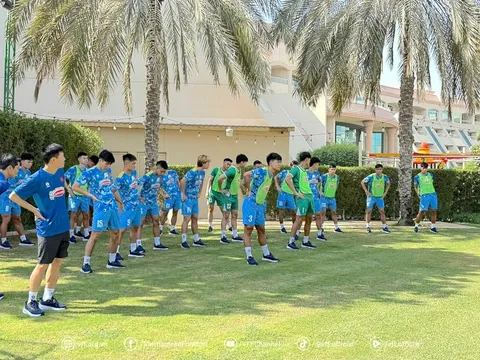 Đội tuyển U23 Việt Nam bắt đầu chuyến tập huấn quốc tế tại Abu Dhabi