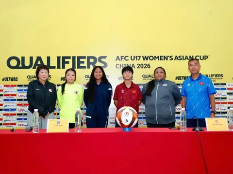 Các đội tự tin tranh ngôi đầu bảng D Vòng loại Giải Bóng đá U17 nữ vô địch châu Á 2026