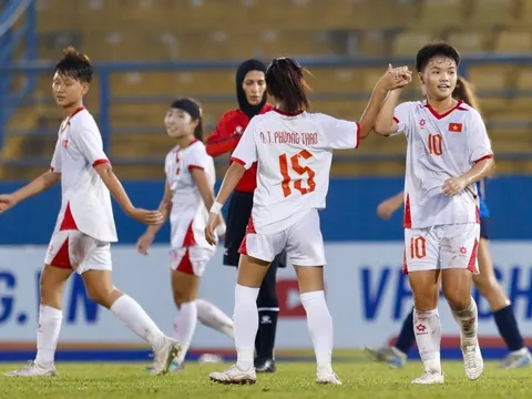 Vòng loại Giải Bóng đá vô địch U17 nữ châu Á 2026: U17 nữ Việt Nam khởi đầu ấn tượng