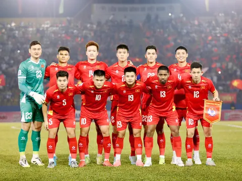Tuyển Việt Nam thăng hạng trên Bảng xếp hạng FIFA tháng 10/2025