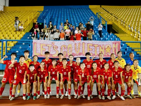 AFC chúc mừng đội tuyển U17 nữ Việt Nam và cảm ơn VFF