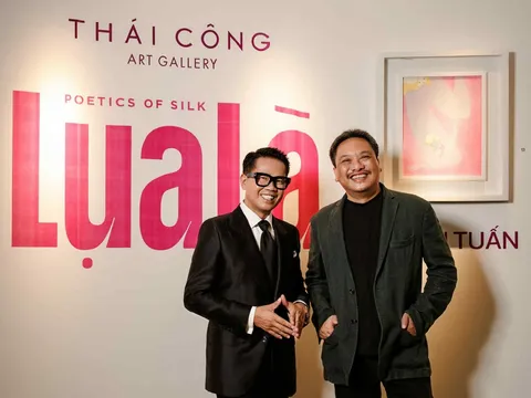 “Lụa là” - cuộc đối thoại mềm mại giữa hội họa và nội thất