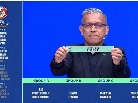 Vòng chung kết Futsal vô địch châu Á 2026: Đội tuyển Việt Nam chung bảng với Thái Lan