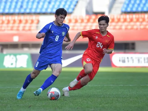 U22 Việt Nam thua sát nút U22 Uzbekistan ở lượt trận thứ hai Panda Cup 2025