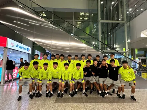 Đội U17 Hong Kong (Trung Quốc) có mặt tại Hà Nội, sẵn sàng cho Vòng loại châu Á 2026