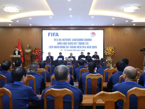 Khai mạc Khóa học Giám sát trọng tài Liên đoàn Bóng đá thành viên FIFA 2025