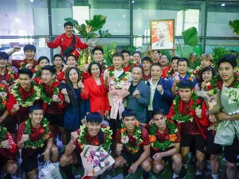 U22 Việt Nam mang huy chương vàng SEA Games 33 về nhà