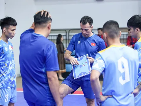 Đội tuyển futsal Việt Nam rèn chiến thuật trước lượt trận thứ hai gặp Lebanon