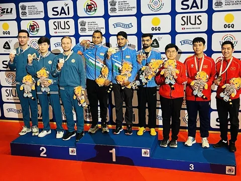 Việt Nam giành huy chương đồng 50m súng ngắn nam tại Giải vô địch châu Á 2026