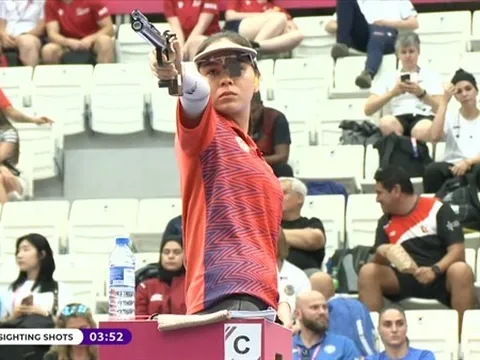 Việt Nam lỡ huy chương nội dung 10m súng ngắn hơi hỗn hợp nam nữ tại ASIAN Championship
