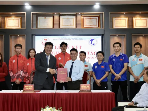 Trung tâm Huấn luyện Thể thao Quốc gia ký kết hợp tác chiến lược, nâng tầm thể thao thành tích cao