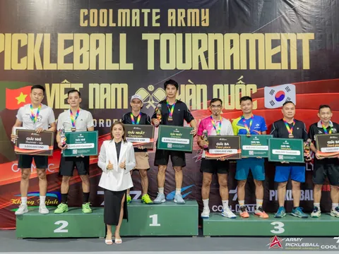 Coolmate Army Pickleball Tournament: Cầu nối giao lưu thể thao Việt - Hàn