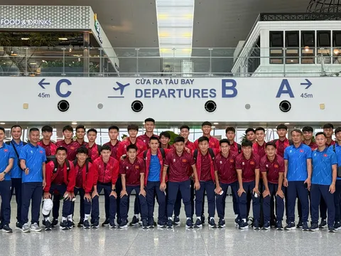 Đội tuyển U23 Việt Nam lên đường tham dự Giải CFA Team China 2026