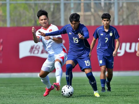 U23 Việt Nam hết cửa vô địch CFA Team China 2026 sau thất bại trước Thái Lan