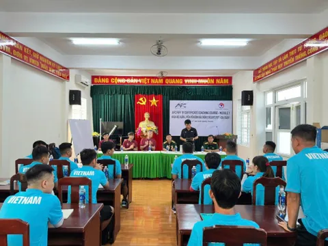 Khai mạc khóa học Huấn luyện viên chứng chỉ “B” AFC/VFF - Giai đoạn 1