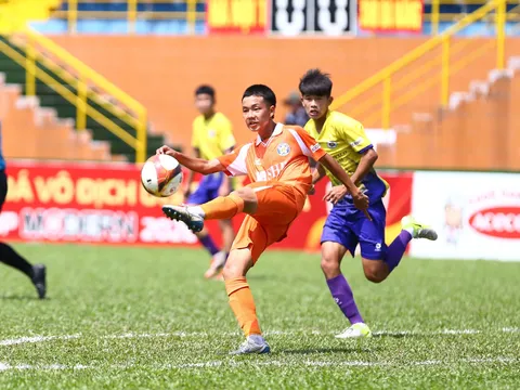 Vòng chung kết Giải Bóng đá vô địch U15 quốc gia 2026: PVF thắng hủy diệt, Becamex TP.HCM lội ngược dòng kịch tính