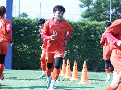 U20 nữ Việt Nam tích cực tập luyện, hướng tới đại chiến với Nhật Bản ở tứ kết