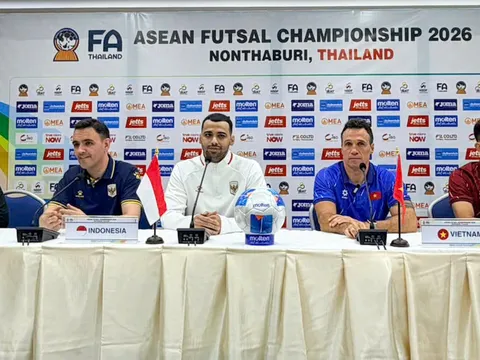 Đội tuyển futsal Việt Nam sẵn sàng so tài với “khắc tinh” Indonesia