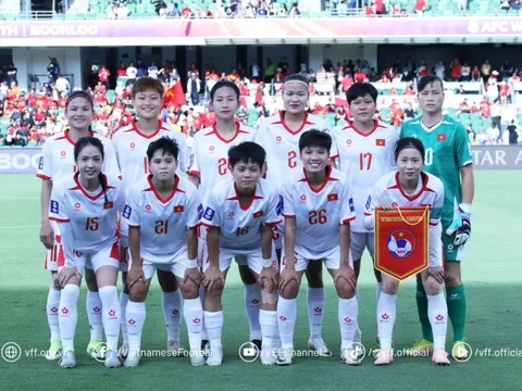 Đội tuyển nữ Việt Nam đứng thứ 37 thế giới trên Bảng xếp hạng FIFA