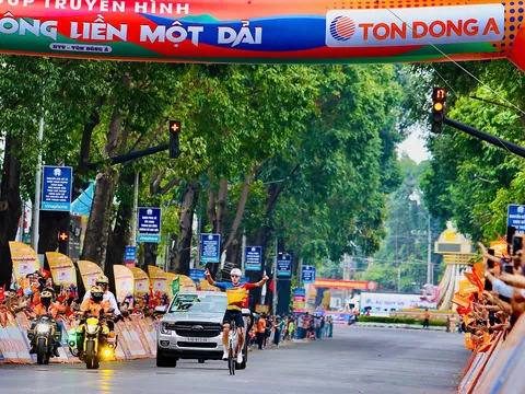 Cúp Xe đạp Truyền hình TP.HCM - HTV Tôn Đông Á 2026: Tay đua Thụy Sĩ mang về chiến thắng chặng thứ hai cho đội Đồng Tháp